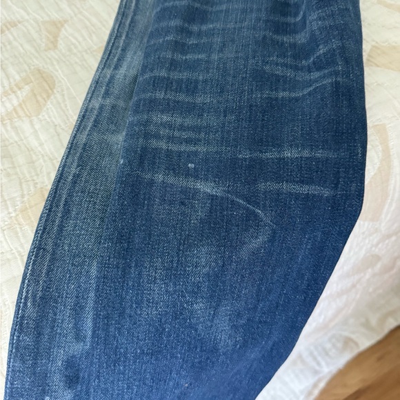 Madewell B1381 Slim Boy Jean Paint Splatter Jeans 24 midrise - Picture 14 of 15